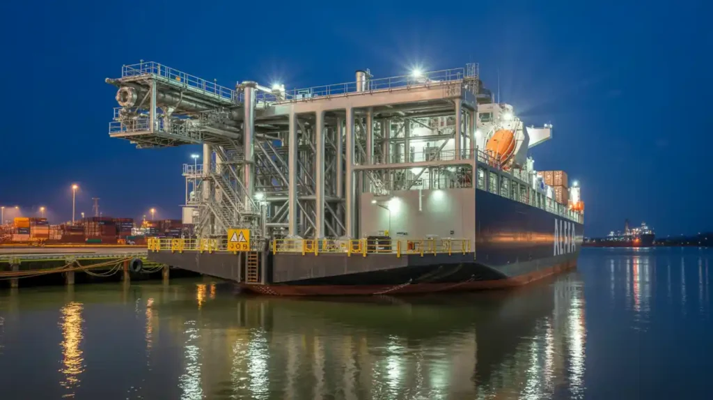 Um-close-up-extremamente-realista-de-um-dos-novos-bercos-de-atracacao-para-graneis